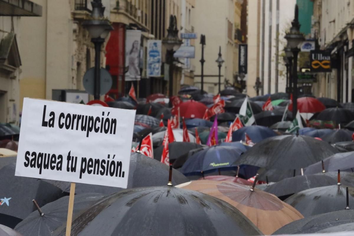 Marcha por las pensiones en Córdoba