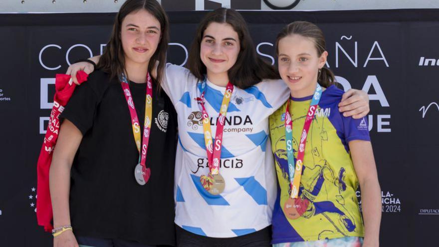 Gento y Maestu triunfan en la Copa de España con dos medallas de oro