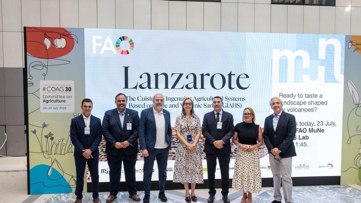 Lanzarote lleva a la FAO la cocina del jable y el volcán