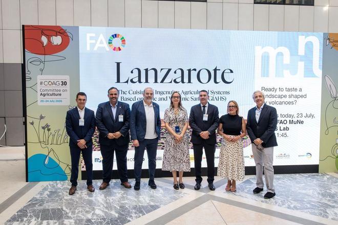 Lanzarote lleva a la FAO la cocina del jable y el volcán