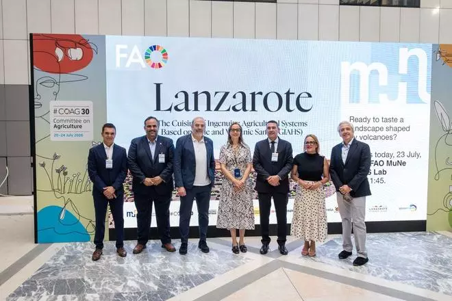 Lanzarote lleva a la FAO la cocina del jable y el volcán