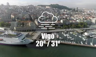 El tiempo en Vigo: previsión meteorológica para hoy, domingo 10 de agosto