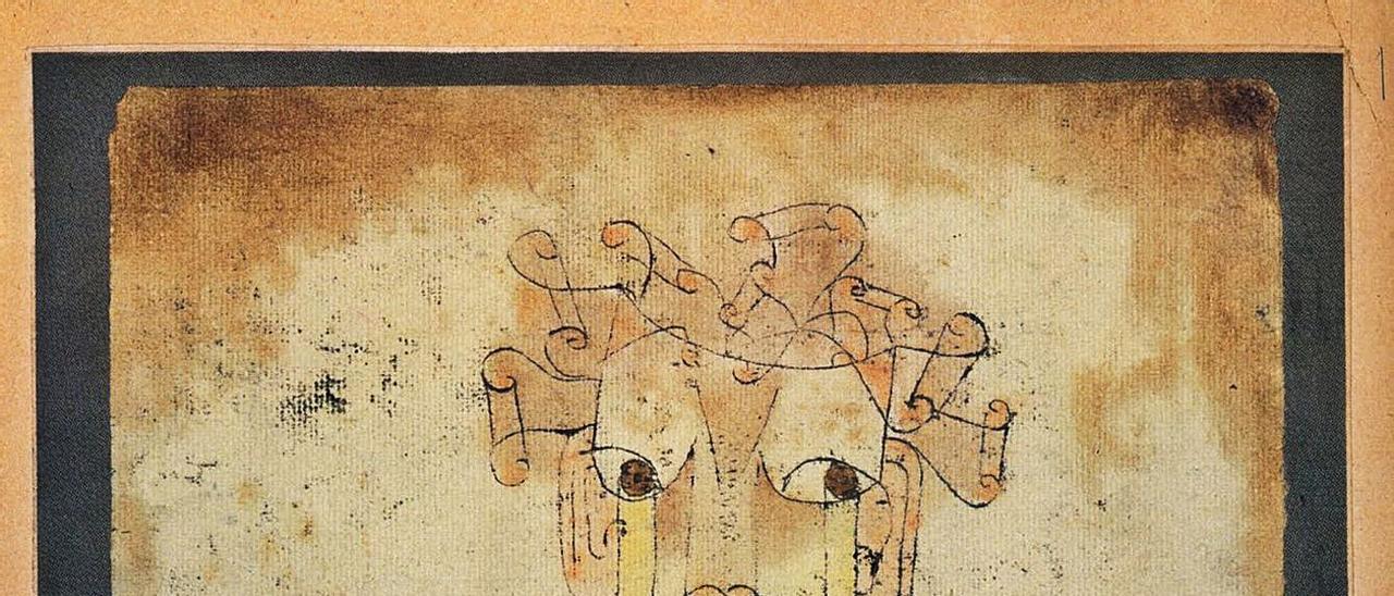 «Angelus Novus» de Paul 
Klee, l’obra que va comprar 
Walter Benjamin el 1921.