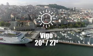 El tiempo en Vigo: previsión meteorológica para hoy, miércoles 9 de julio