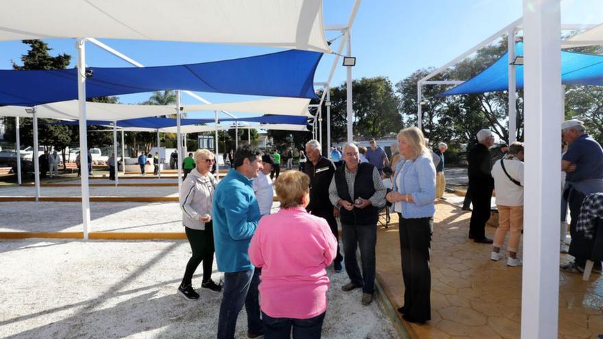 Reabren las pistas de petanca Eriks Plan, en Las Chapas