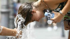 El calor no cesa en Madrid.