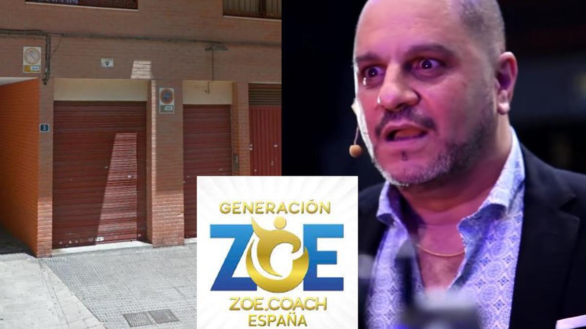 El local donde Zoe ha abierto una oficina en Alicante y a la derecha, Leonardo Cositorto