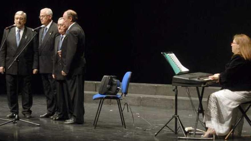 Actuación del «Cuarteto Torner» en Langreo.