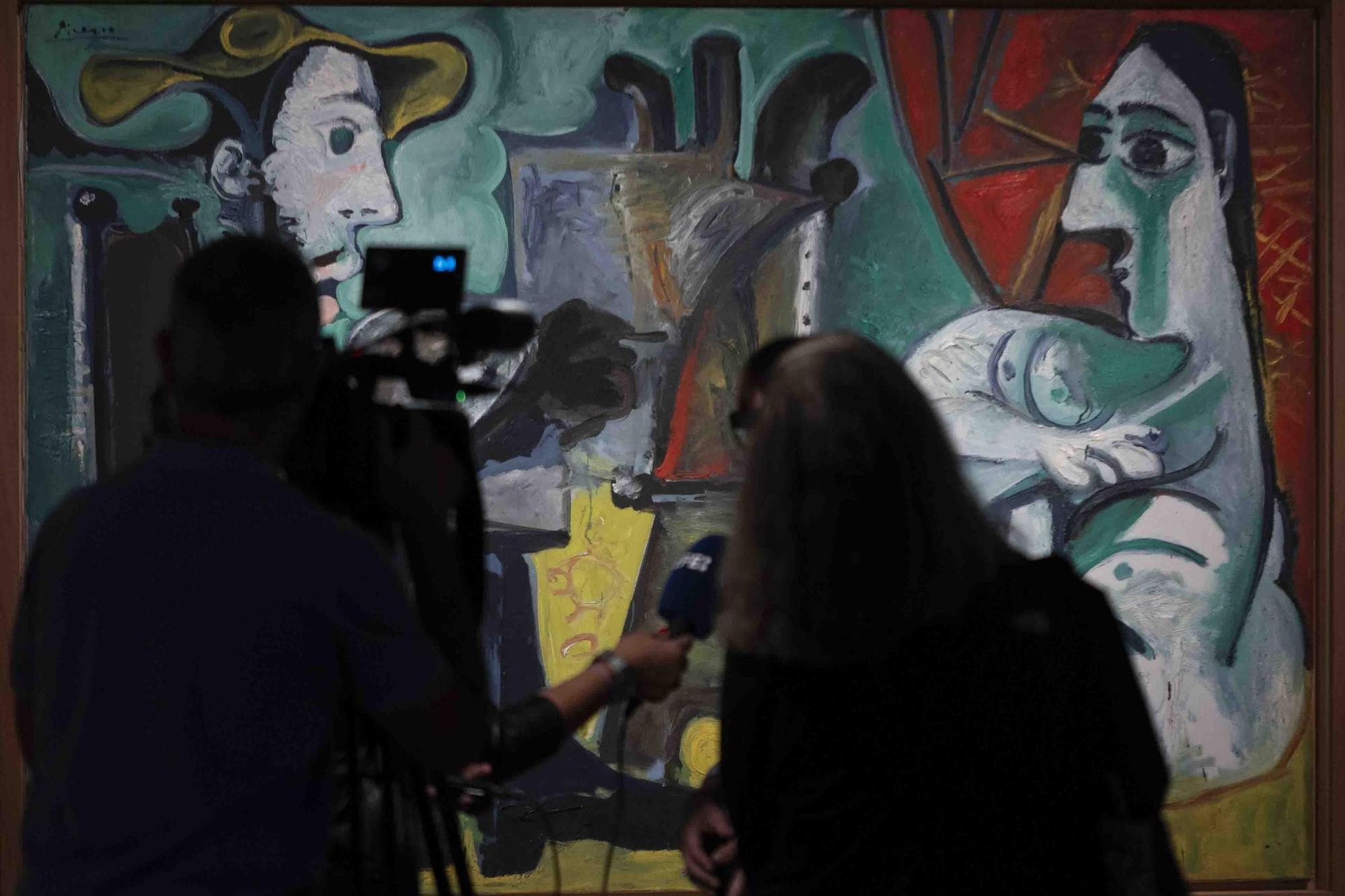 Picasso y la modelo