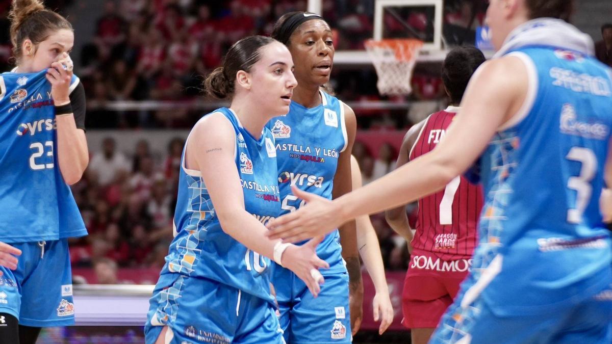 Iyana Martín, en su último partido con el Perfumerías Avenida.