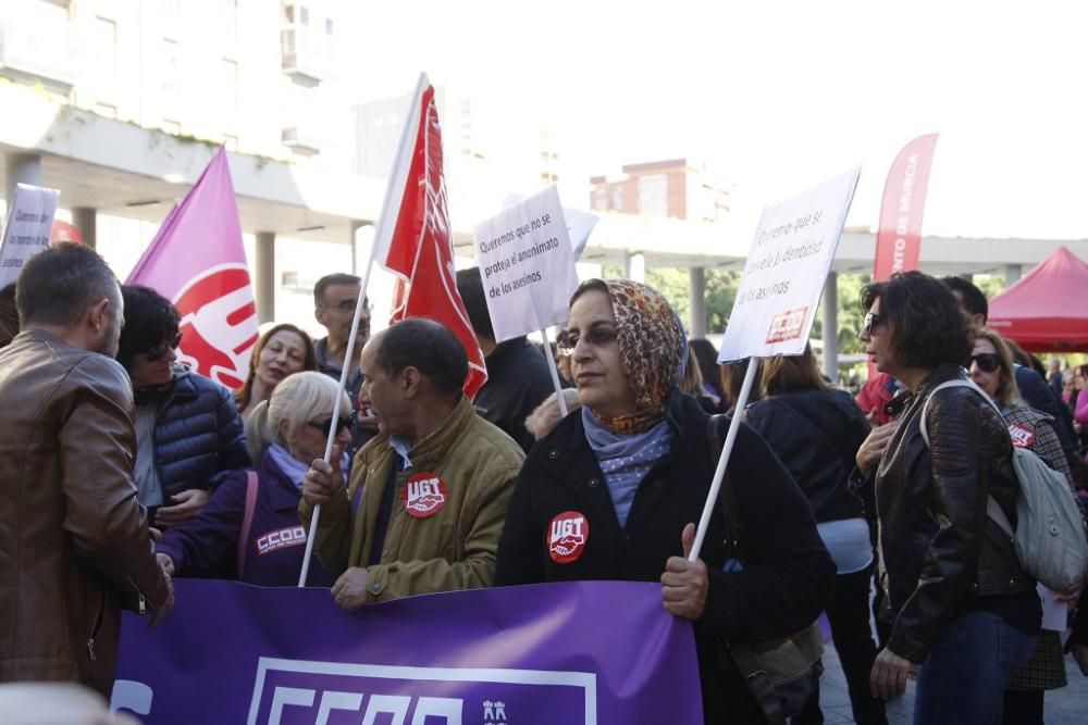 Manifestación en Murcia por el día contra la violencia de género