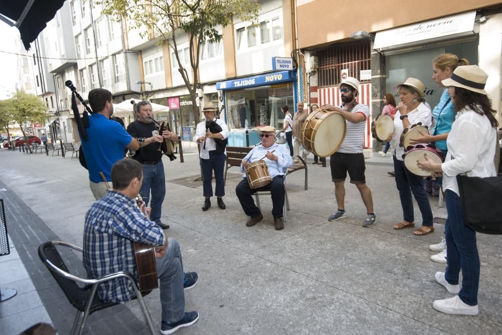 Foliada en las fiestas del Agra do Orzán