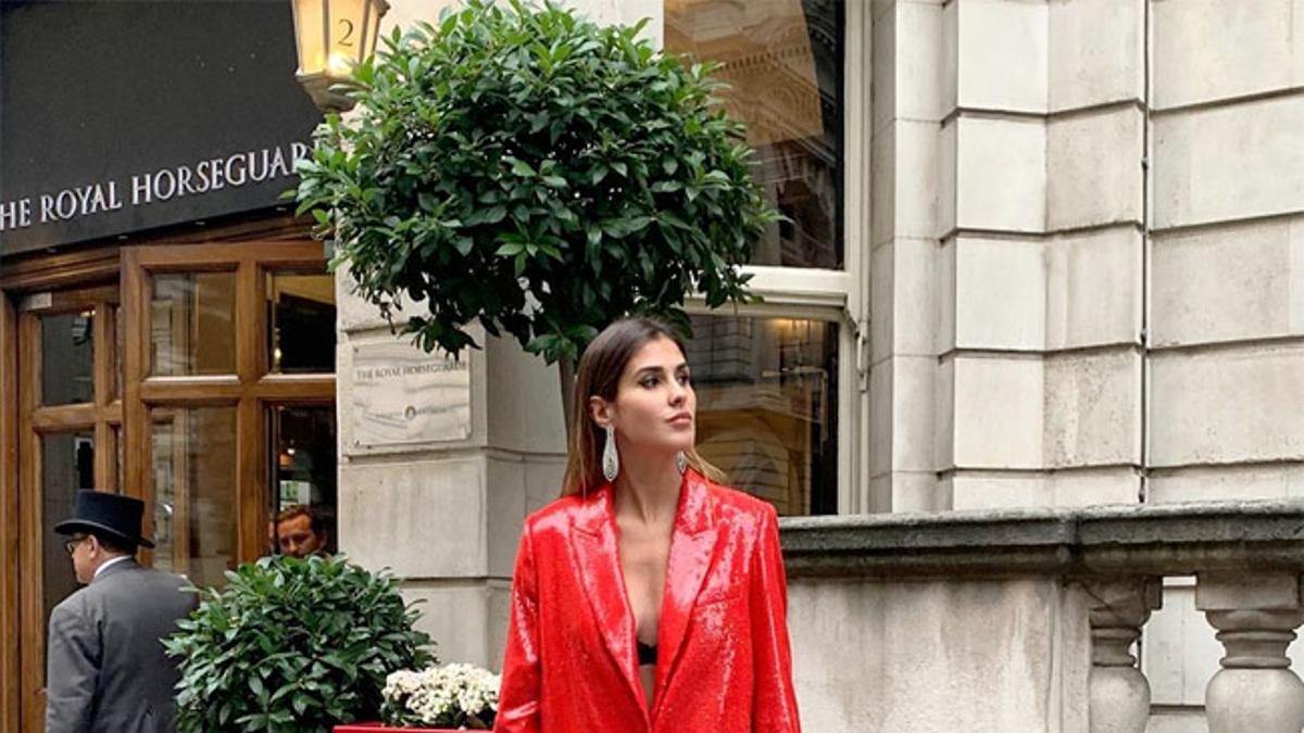 Mery Turiel, la primera en llevar el traje rojo de lentejuelas de Zara que triunfa en Instagram