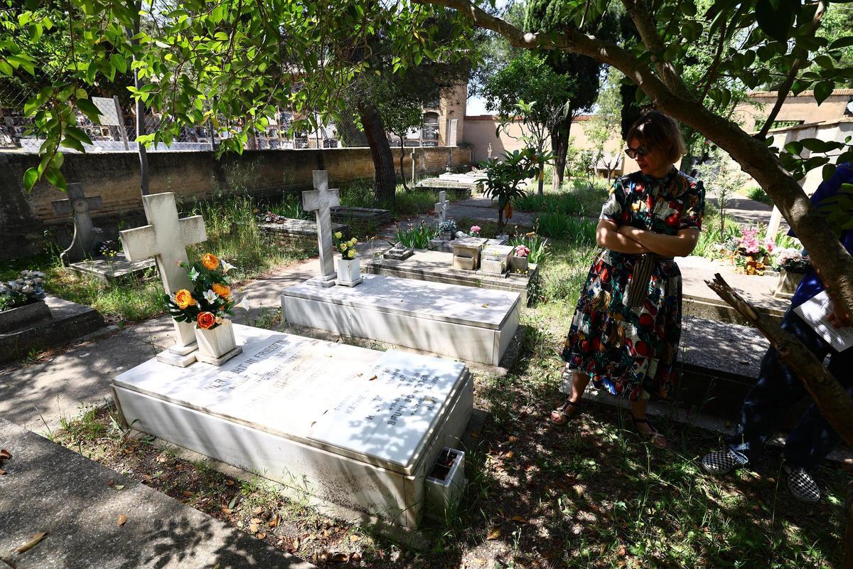 El camposanto para alemanes del cementerio de Torrero.
