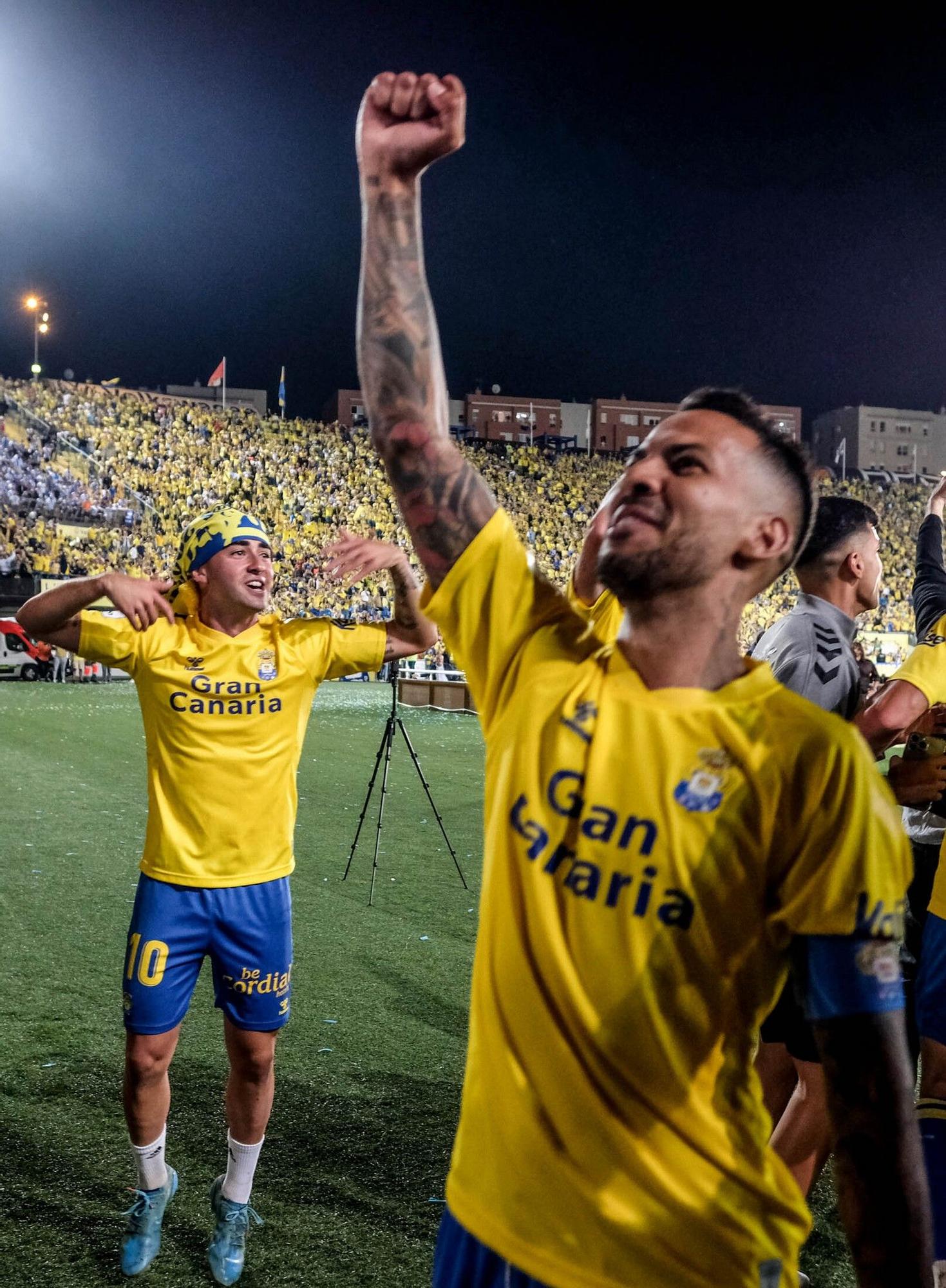 Ascenso de la UD Las Palmas, la celebración en el Estadio de Gran Canaria