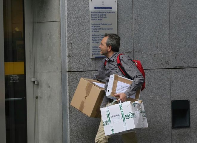 La familia de Villa llega al juzgado para declarar como imputados