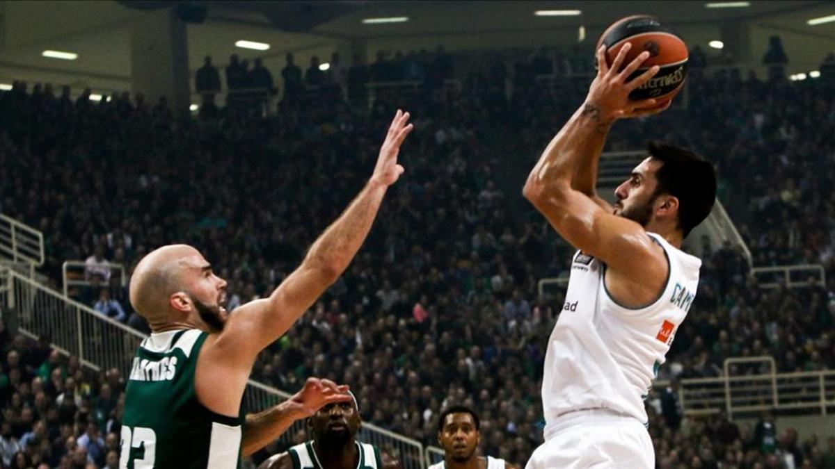 Campazzo no podrá ayudar al Madrid frente al Panathinaikos