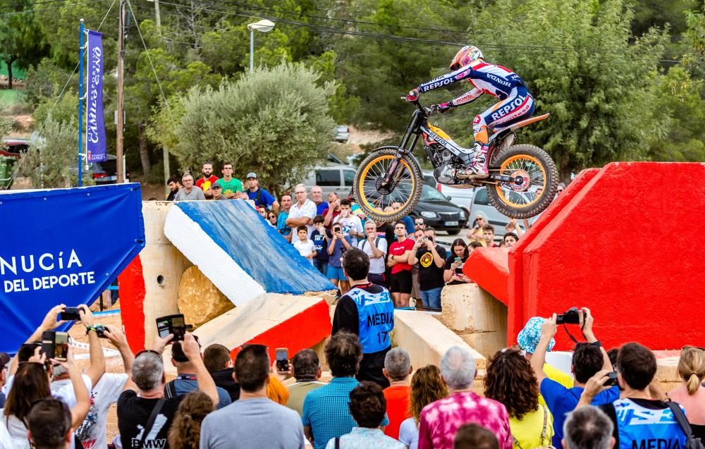 Bou se luce en el Mundial de Trial de La Nucía.