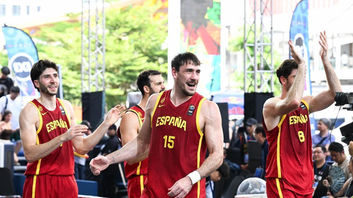 La selección de baloncesto 3x3 luchará por revalidar la corona mundia