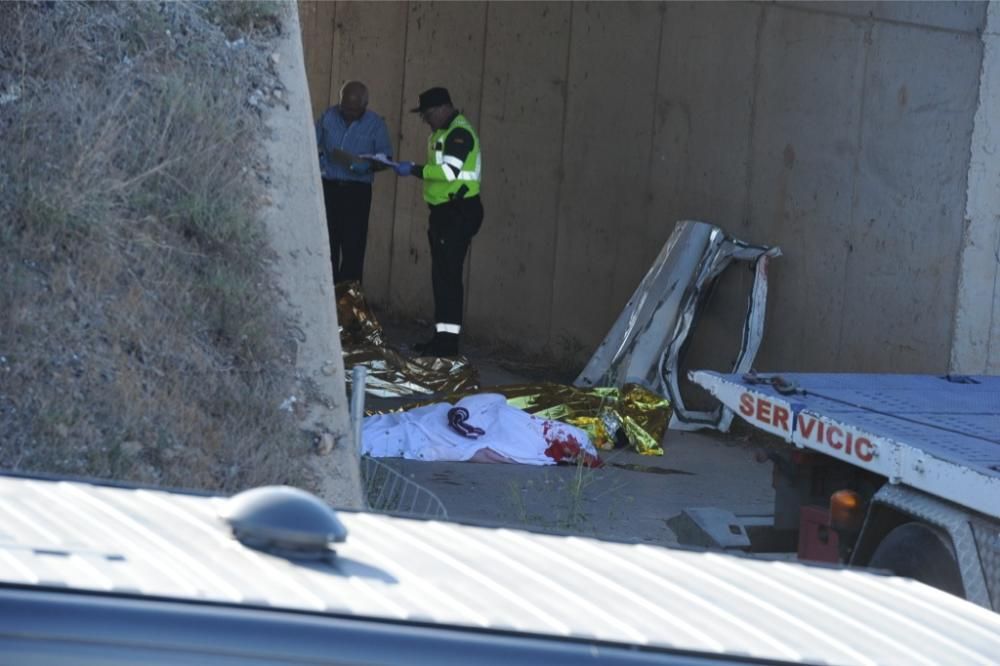 Grave accidente en la autovía Lorca-Águilas