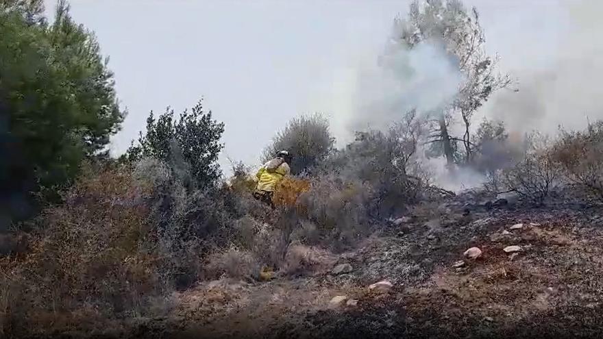 Estabilizado el incendio forestal declarado en un paraje de Ojén