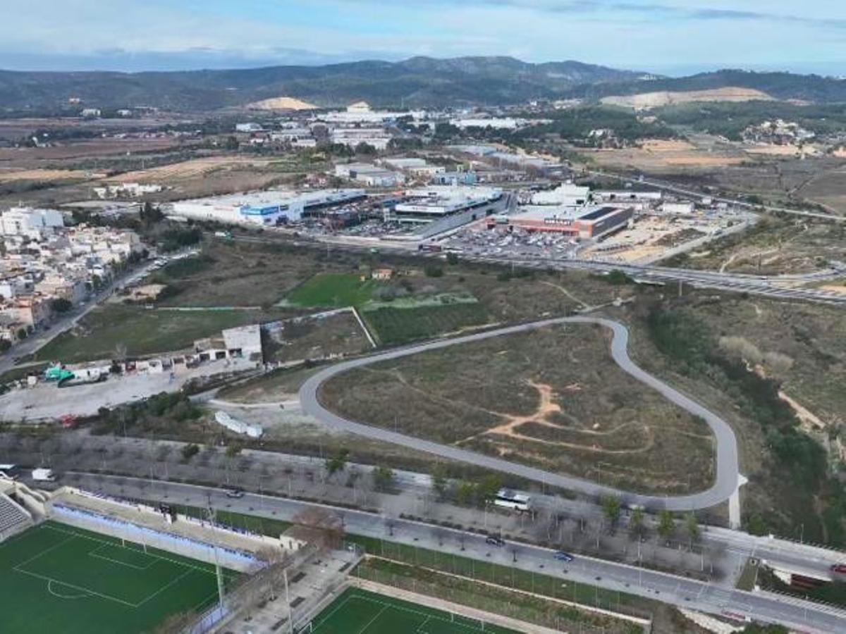 Ubicación del futuro hospital comarcal que se construirá en Vilanova i la Geltrú