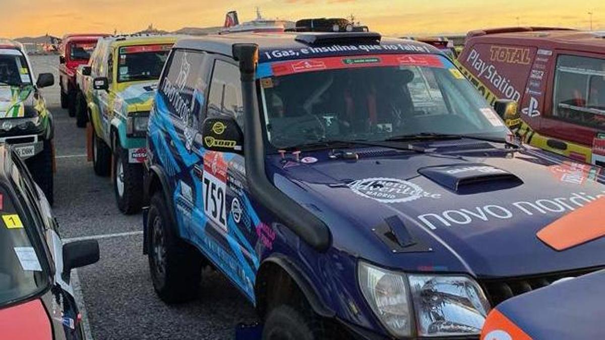 El Toyota Landcruiser de Ledesma, rumbo a Arabia Saudí.