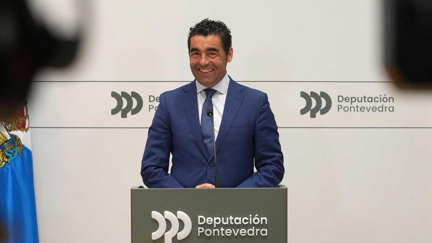 El presidente de la Diputación anunció ayer las ayudas a Tui y O Rosal.