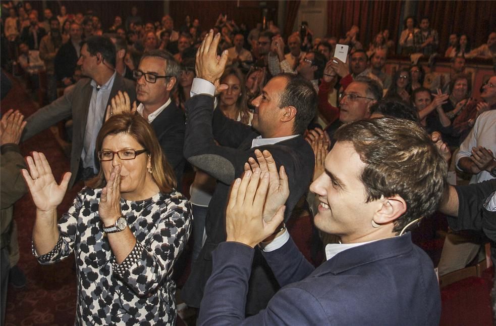 Visita de Albert Rivera a Extremadura