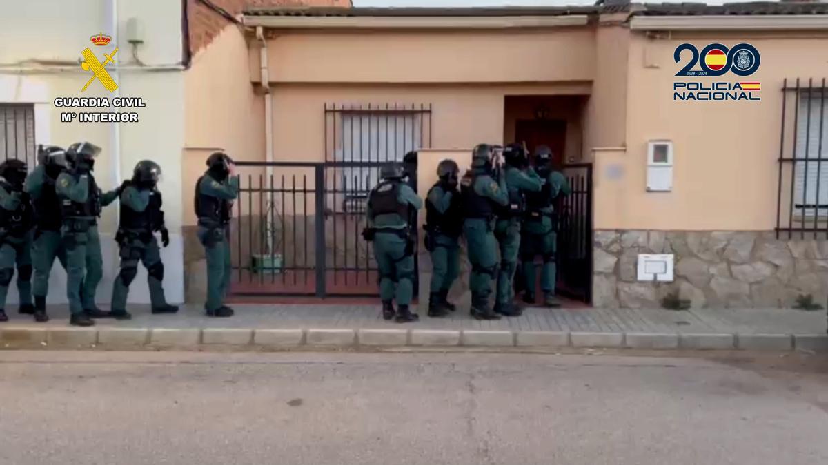 Siete vecinos de Mérida detenidos por cultivar marihuana en Torremejía y Don Álvaro