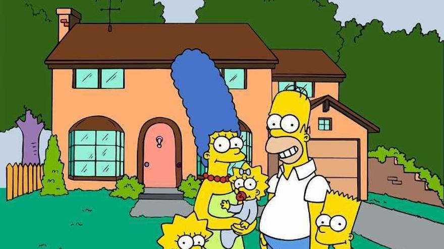 Protagonistas de &#039;Los Simpson&#039;.