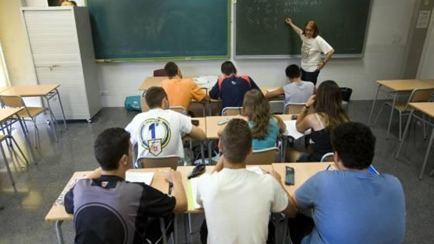 Aula de desdoble en la que se trabaja contra el fracaso escolar .