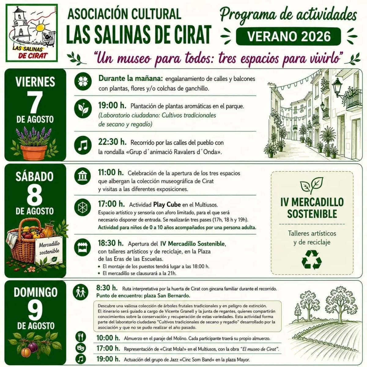 'Un museo para todos': Apertura de los tres espacios museográficos de Cirat.