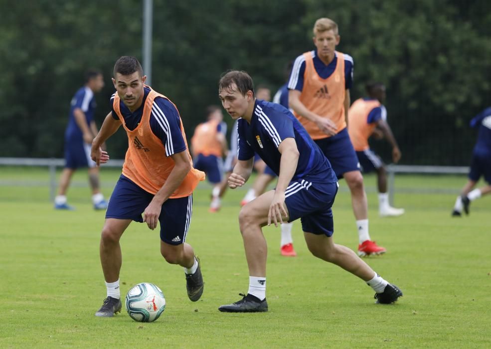 Primer entrenamiento del Real Oviedo para la tempo