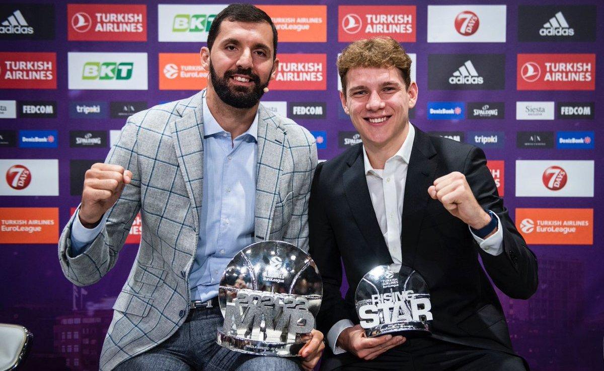 La temporada 22-23, Mirotic fue elegido el MVP y Jokubaitis, la estrella emergente