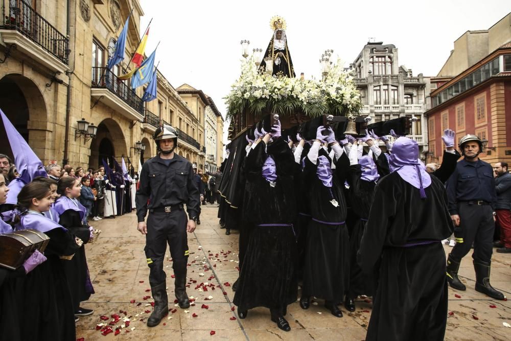 Procesión de la Soledad en Oviedo