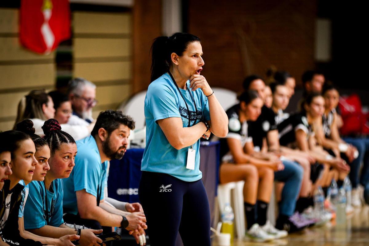 Ana Seabra, durante el partido.