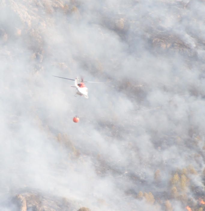 Incendio en la Sierra del Molino