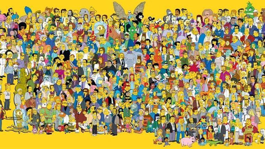 Todos los personajes de &#039;Los Simpson&#039;.