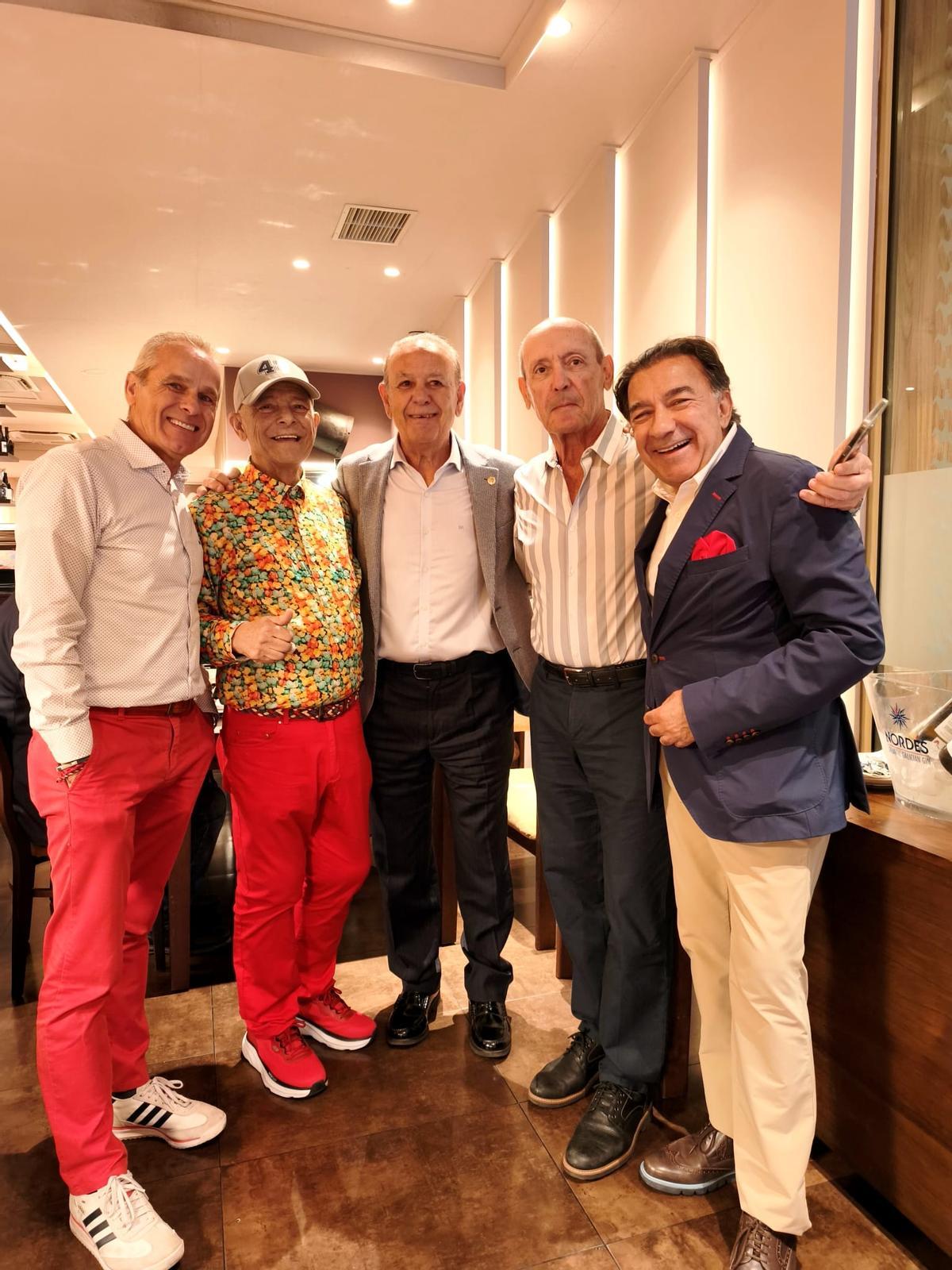 Emotivo almuerzo con el terorense Paco Santana