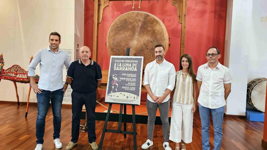 El ciclo ‘A la luna de Barranda’ ofrecerá cuatro conciertos de acceso gratuito los sábados de agosto