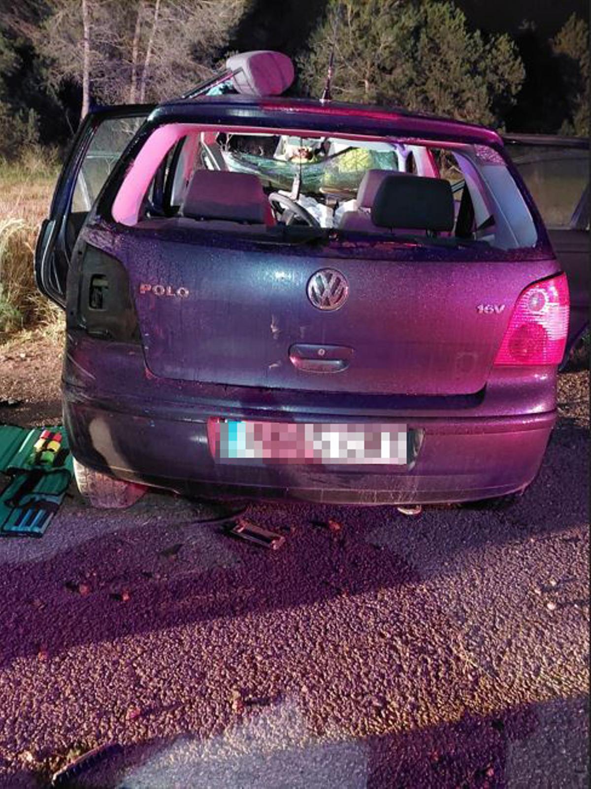 Parte trasera del coche.