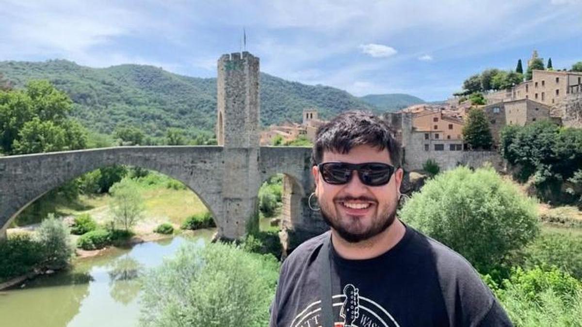Gaizka Reche a Besalú, al nord de Catalunya.