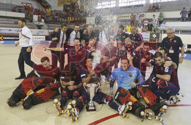 El Barça campeón de la Supercopa de Hockey Patines