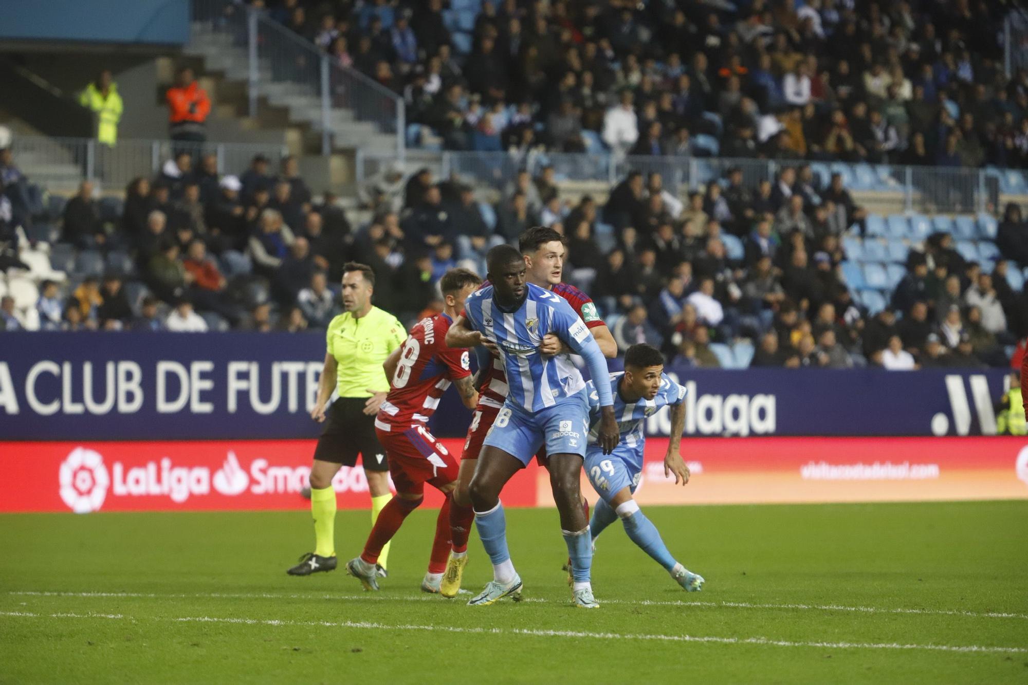 El Málaga CF - Granada CF, en imágenes