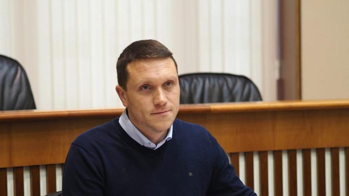 Aitor Bouza, secretario dos socialistas composteláns e deputado no Parlamento de Galicia