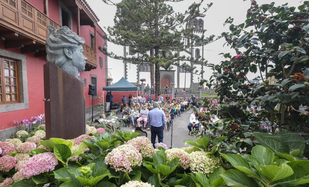 MOYA. Acto conmemorativo del 135 aniversario del nacimiento del poeta Tomás Morales.  | 10/10/2019 | Fotógrafo: José Pérez Curbelo