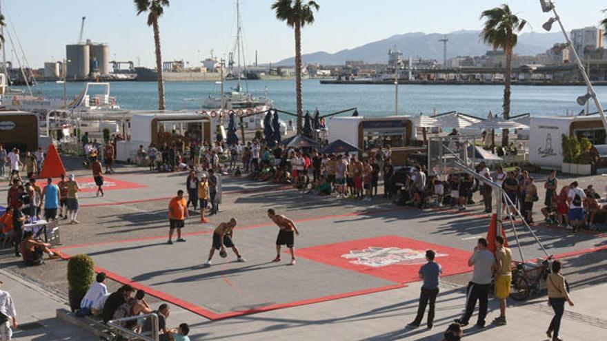 &#039;Street basket&#039; en Muelle Uno