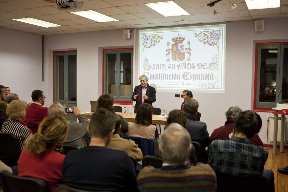 Conferencia de Enrique Barón en Laviana