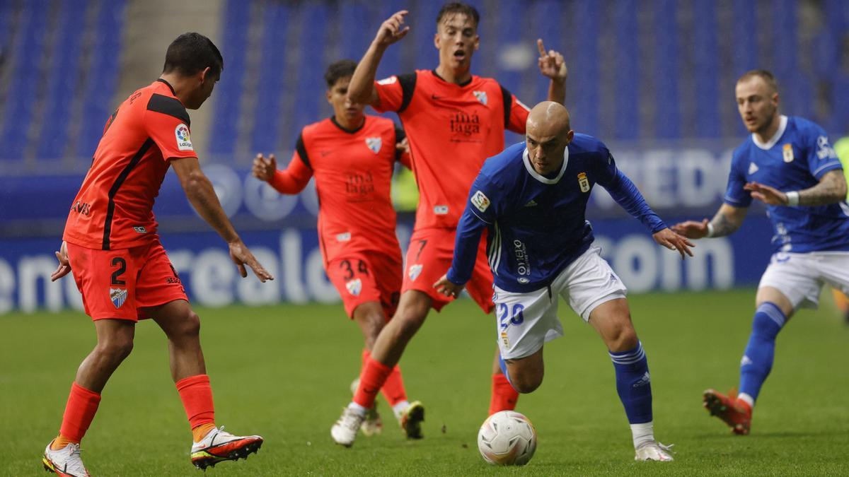 El partido del Oviedo, en imágenes